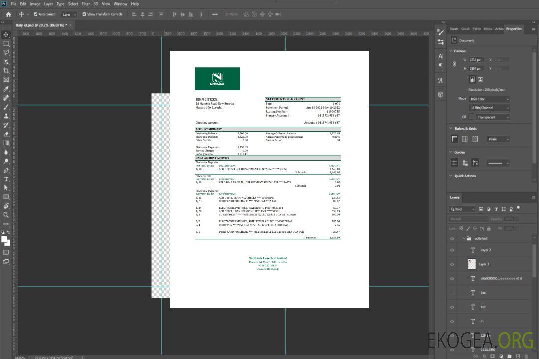 Déclaration du Lesotho Nedbaank template Déclaration du Lesotho Nedbaank template